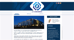 Desktop Screenshot of jfcondominios.com